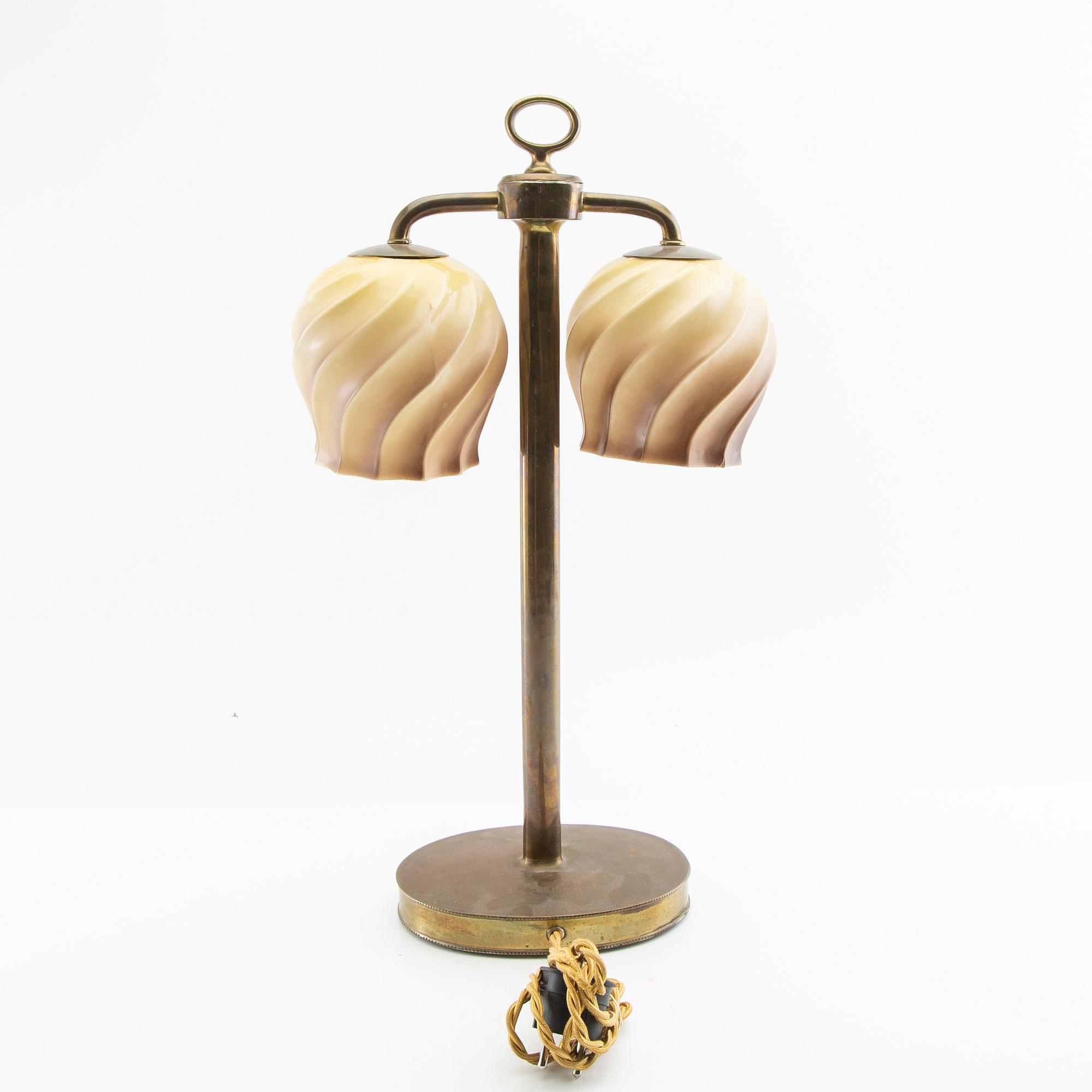 Bordslampa, Art Deco, 1900-talets första hälft.