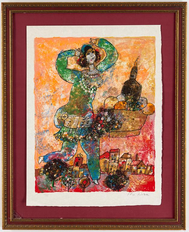 THEO TOBIASSE, lithographs in colour, 12, from "The song of songs of King Salomon", signed XXI/C.