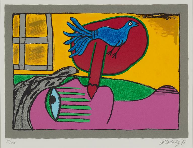 BEVERLOO CORNEILLE, lithograph in colours, 1999, signed 39/150.