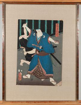 TOYOKUNI III, träsnitt.