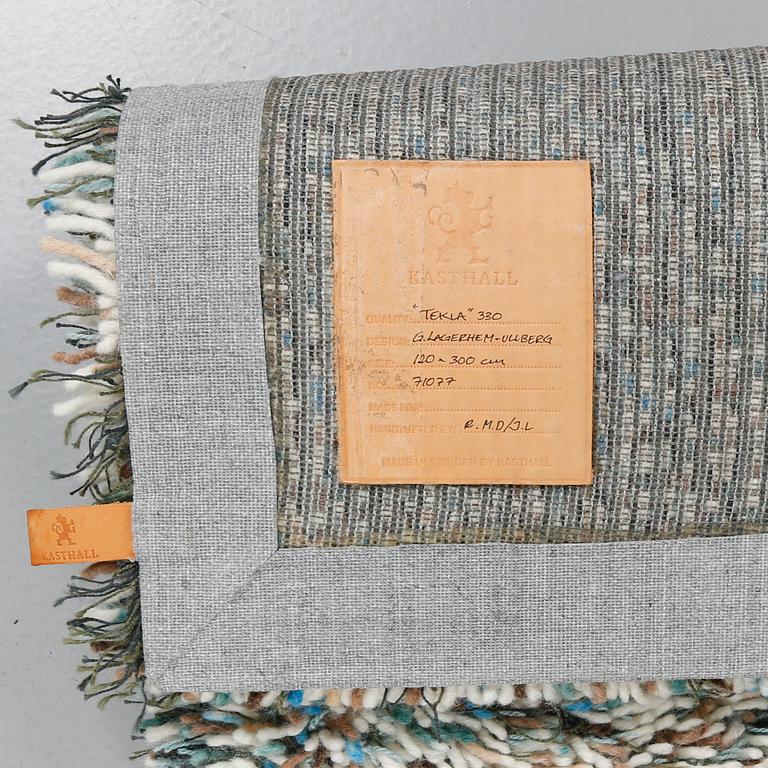 A rug by Gunilla Lagerhem Ullberg, Kasthall, 302 x 123 cm.
