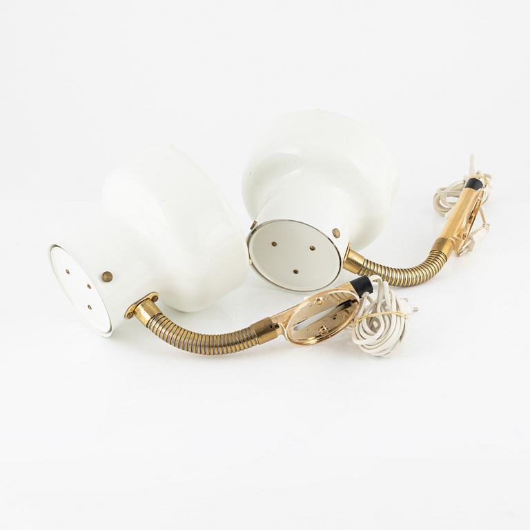 Anders Pehrson, vägglampor/sänglampor, ett par, "Bumling", Ateljé Lyktan, Åhus.