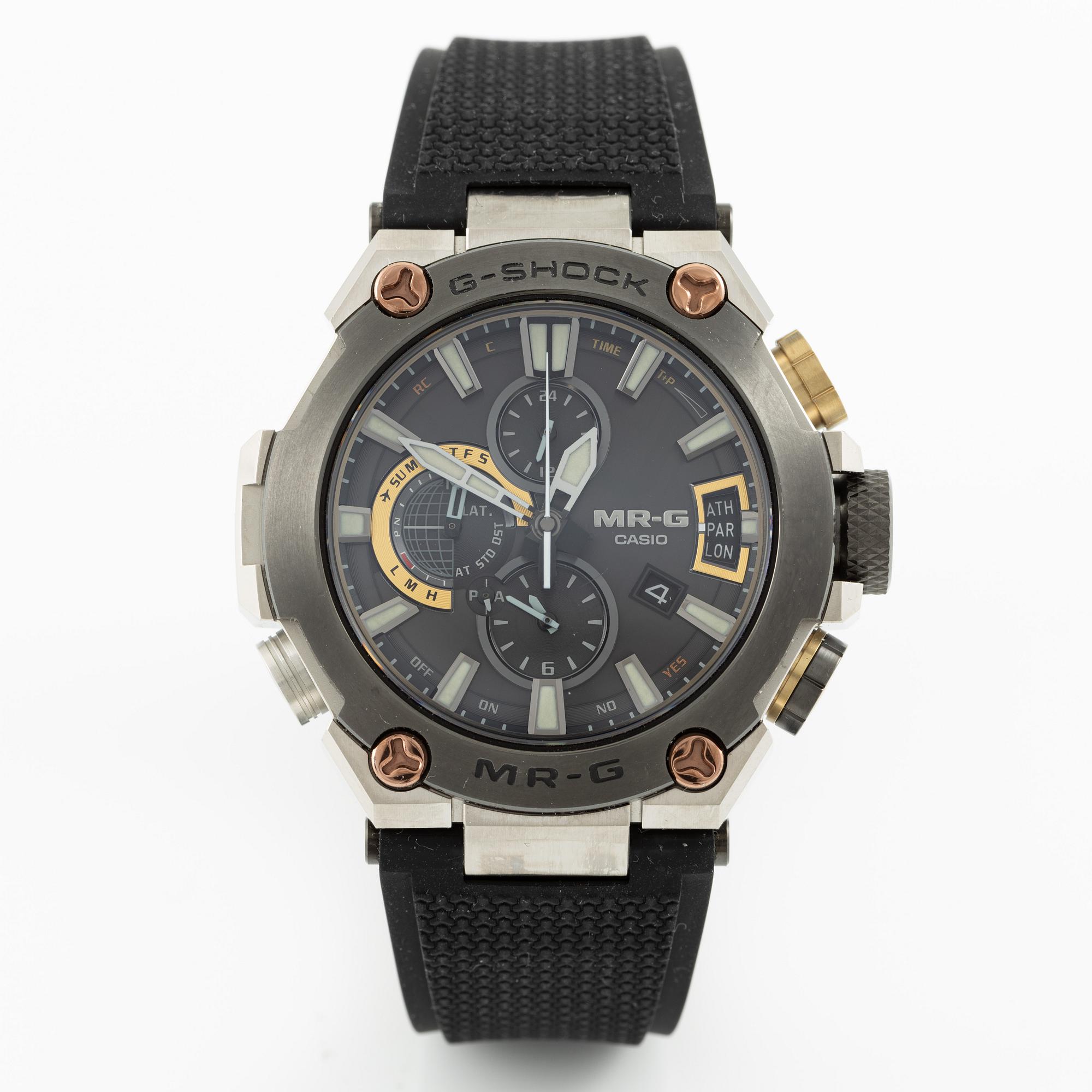 Casio, G-Shock, "Mr G", wristwatch, 54.7 x 49.8 mm.