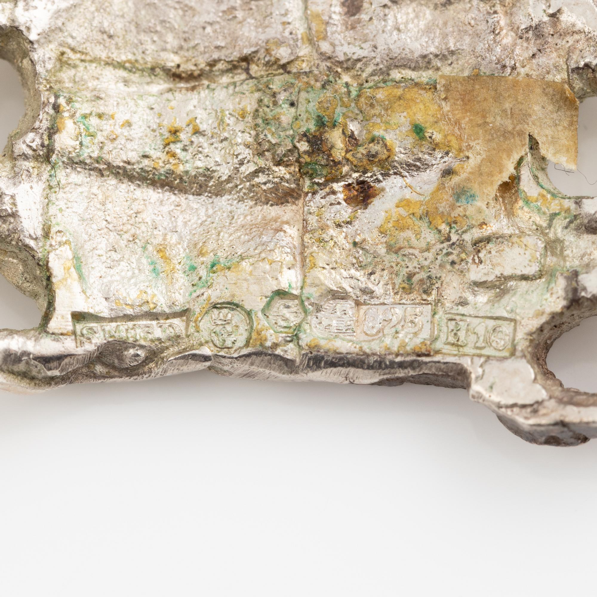 Lars Arby, ett hänge och ett armband, silver, Göteborg 1977 och 1982.