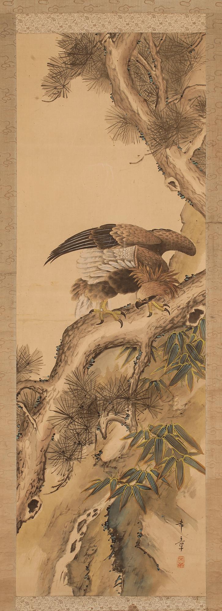 OKÄND KONSTNÄR, rullmålning, Japan, 1900-tal.