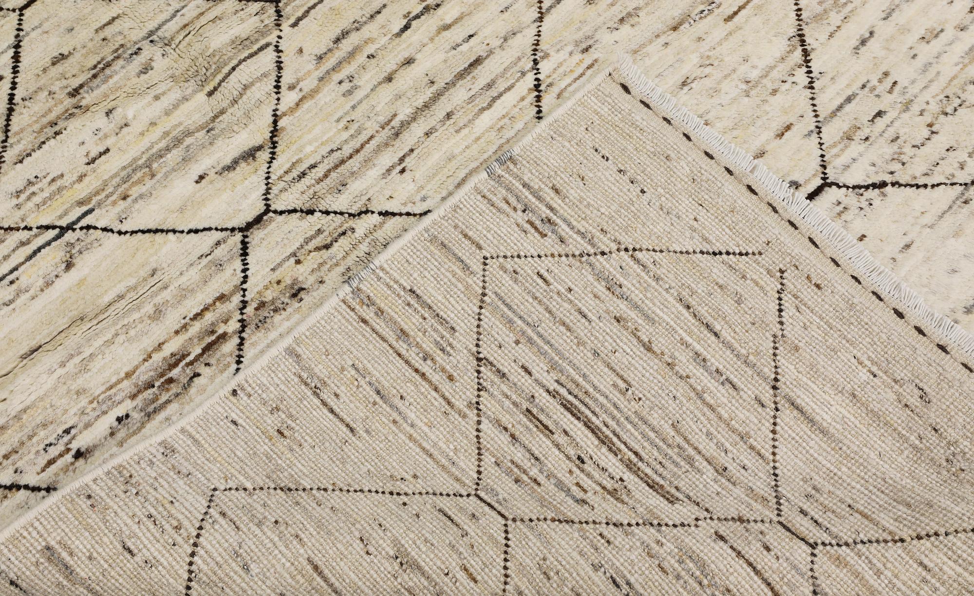 A Moroccan-design carpet, c. 205 x 145 cm.