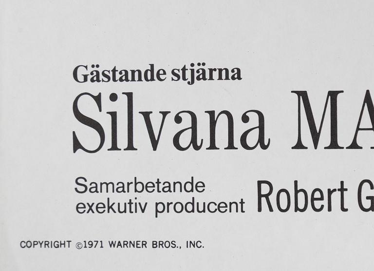 a vintage movie poster, 'Döden i Venedig (Morte a Venezia)', 1971.