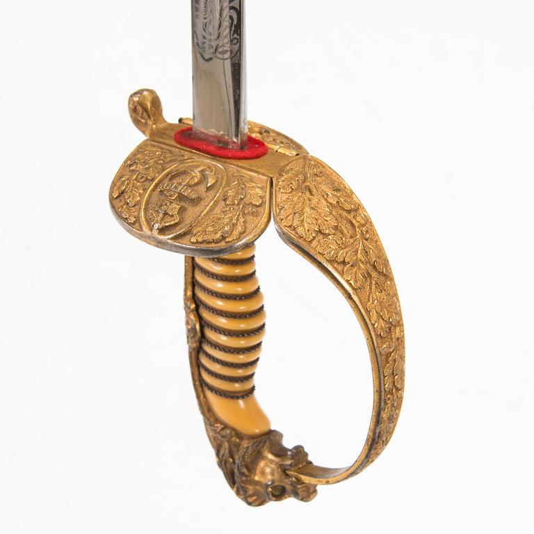 A naval officer Sabre, M1890, Germany.