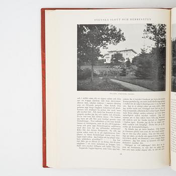 Bokverk, Svenska slott och herresäten, ny samling, 3 + 1 volymer, Natur och Kultur, Stockholm, 1932-1934.