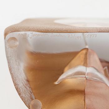 Mats Jonasson, a glass sculpture, 'Tintomara', Målerås, Sweden, signed and numbered 73/299.