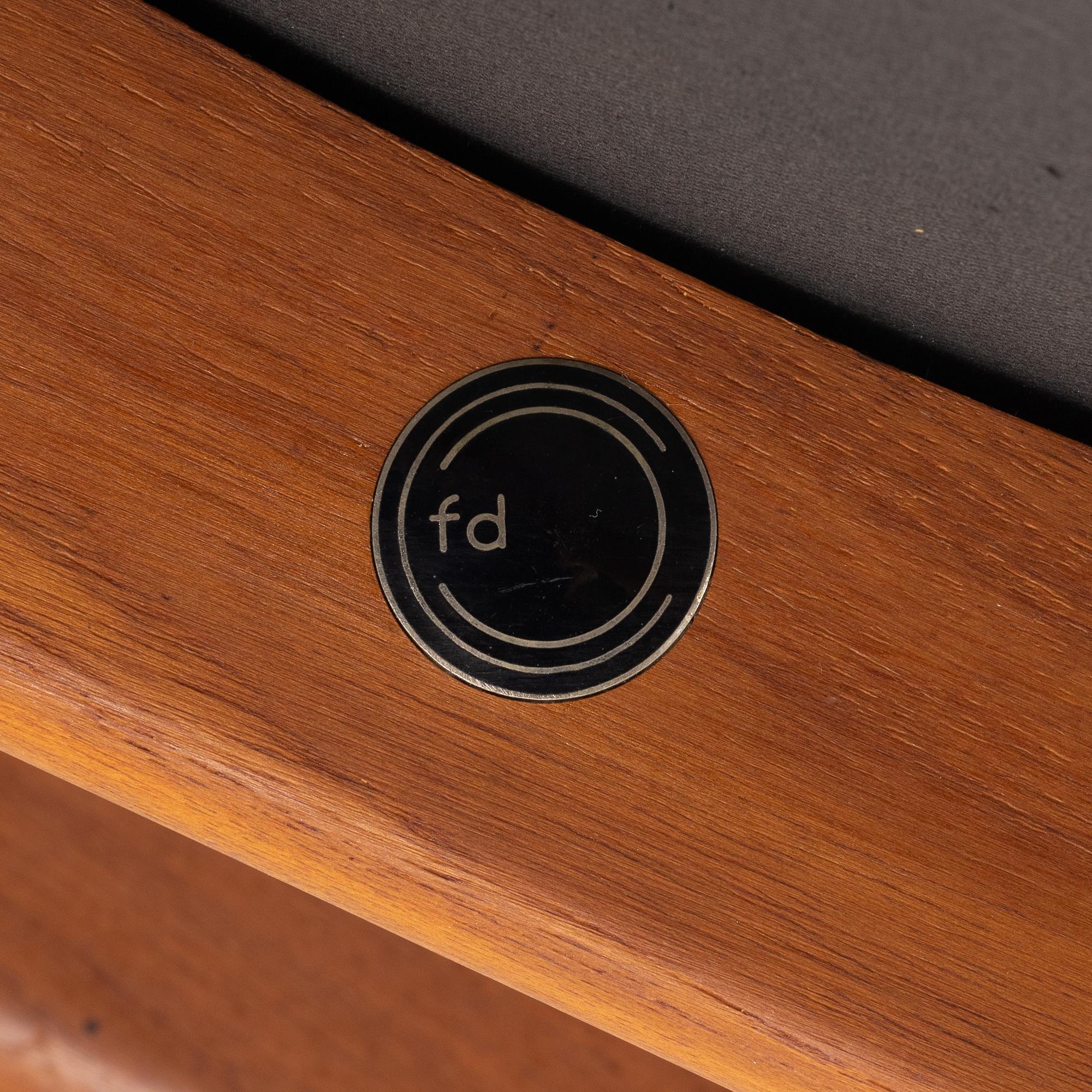 Arne Vodder, karmstol, France & Daverkosen, Danmark, 1960-tal.