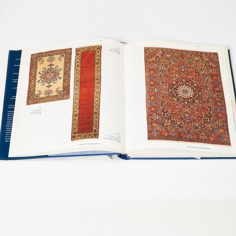 A collection of books and international auction catalogs, several volumes, including Charhar Mahal - Bakhtiari, by Peter Willborg.