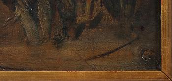 EDVARD PERSÈUS, kopia efter, olja på duk.