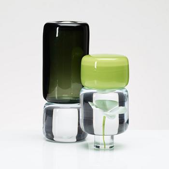 Matti Klenell, a glass sculpture "Ajeto Urn", Ajeto Glassworks, Czech Republic 2008.