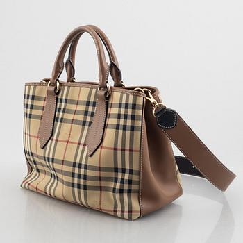 Burberry, a handbag.