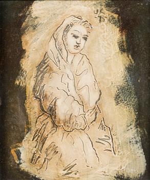 Unto Koistinen, oil on board, signed and dated -75.