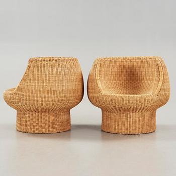 EERO AARNIO, a pair of armchairs for Asko 1970s.