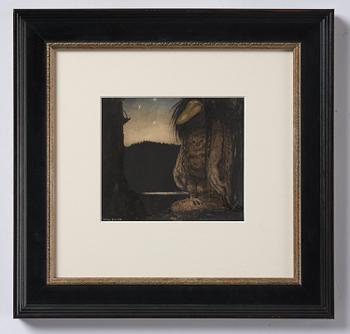 John Bauer, Troll under the stars.