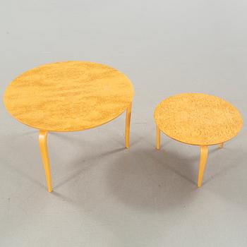 Two "Annika" coffee tables by Bruno Mathsson for DUX from the second half of the 20th century.