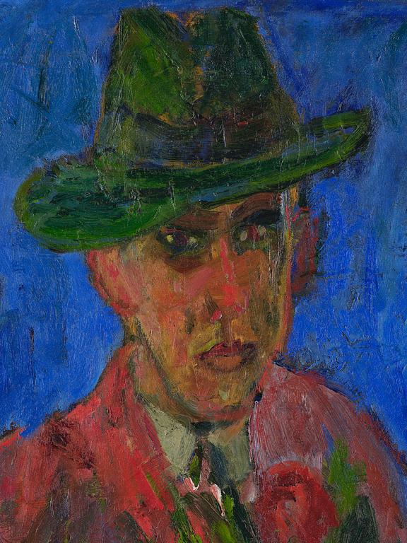 Ivan Ivarson, Man with hat and flowers.