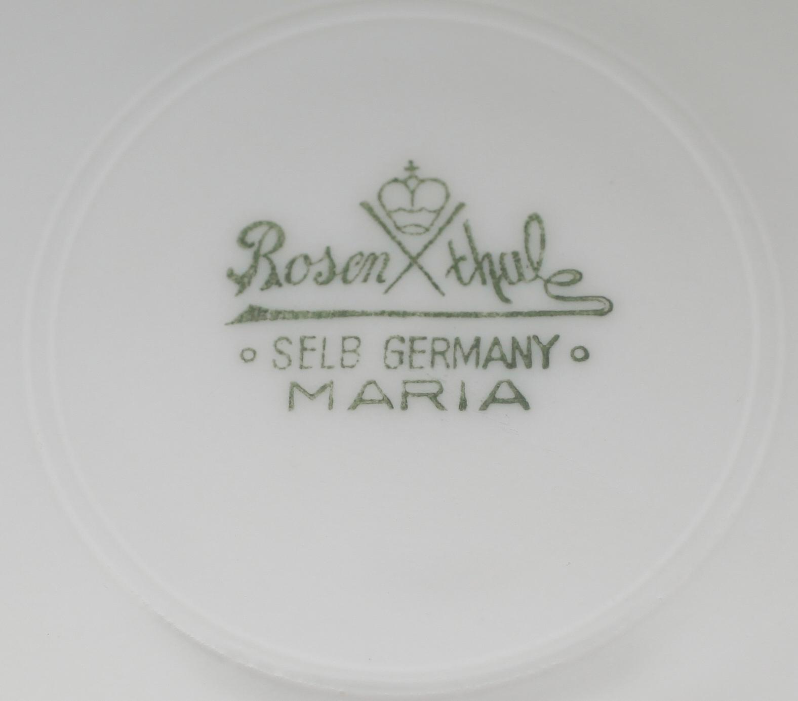 KAFFESERVIS, 23 delar, porslin, "Maria Björnbär", Rosenthal.
