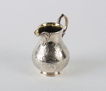 GRÄDDSNIPA, silver, England, rokokostil, 1800-tal.