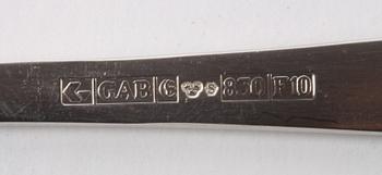 BESTICKSUPPSÄTTNING, 45 delar, silver, "Rosenholm".