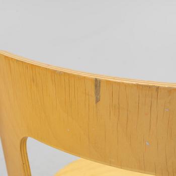 Alvar Aalto, barnstolar, 4 st, Artek, Finland.