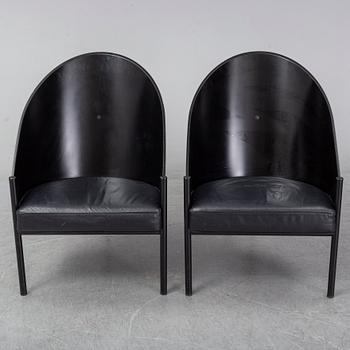 PHILIPPE STARCK, a pair of 'Costes' armchairs, Aleph, Driade, Italy.