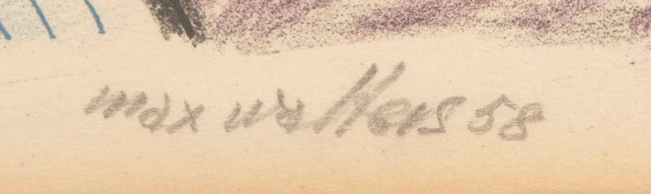 Max Walter Svanberg,  lithogaph signd dated and numbered 58 122/160.