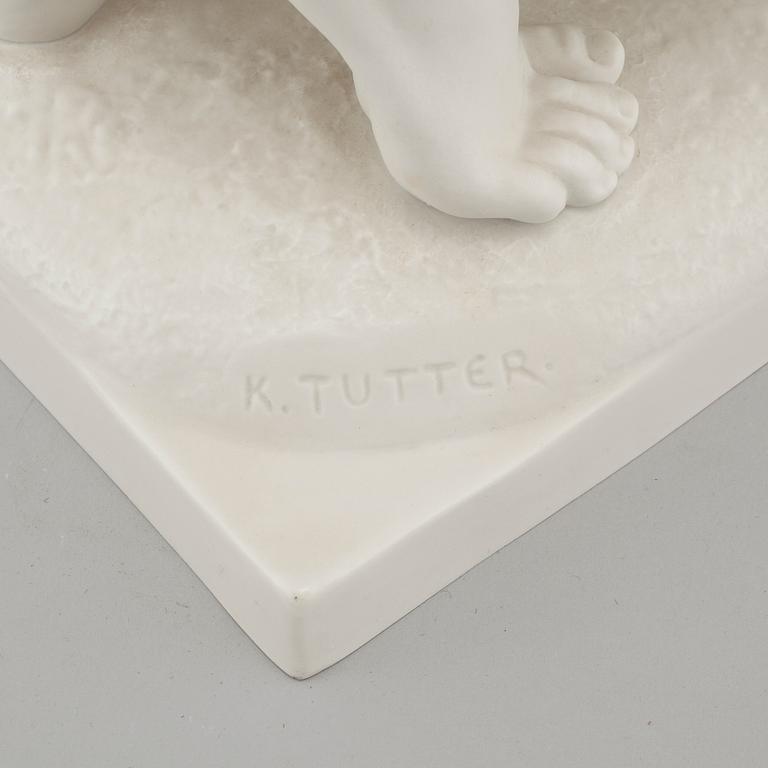 FIGURIN, porslin, Karl Tutter, Hutschenreuther, 1900-talets mitt.