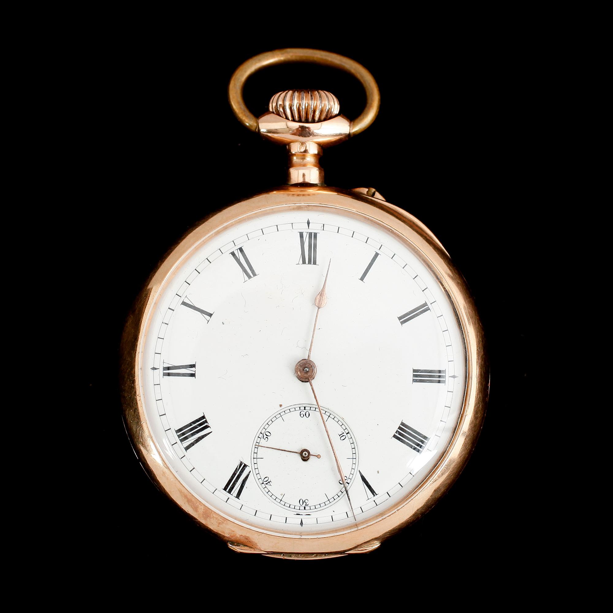 FICKUR, 14 k guld, 1900-talets första hälft.