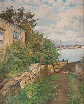704. Johan Ericson, View from Marstrand.