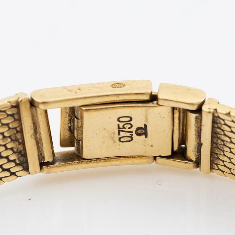 Omega, wristwatch, 18K gold, 17 mm.
