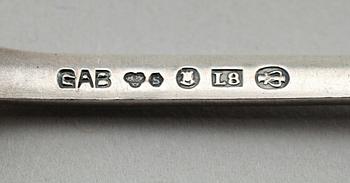 MOCKASKEDAR, 23 st (14+9), silver, 1900-tal. Vikt ca 204 g.
