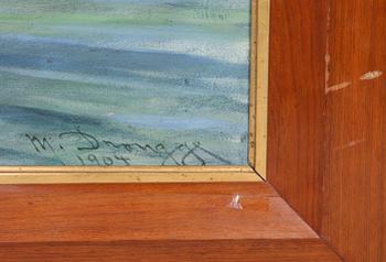 OKÄND KONSTNÄR, olja på duk, sign o dat 1904.