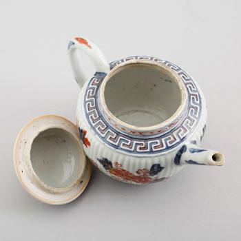 TEKANNA, porslin, Kina, 1700-tal.