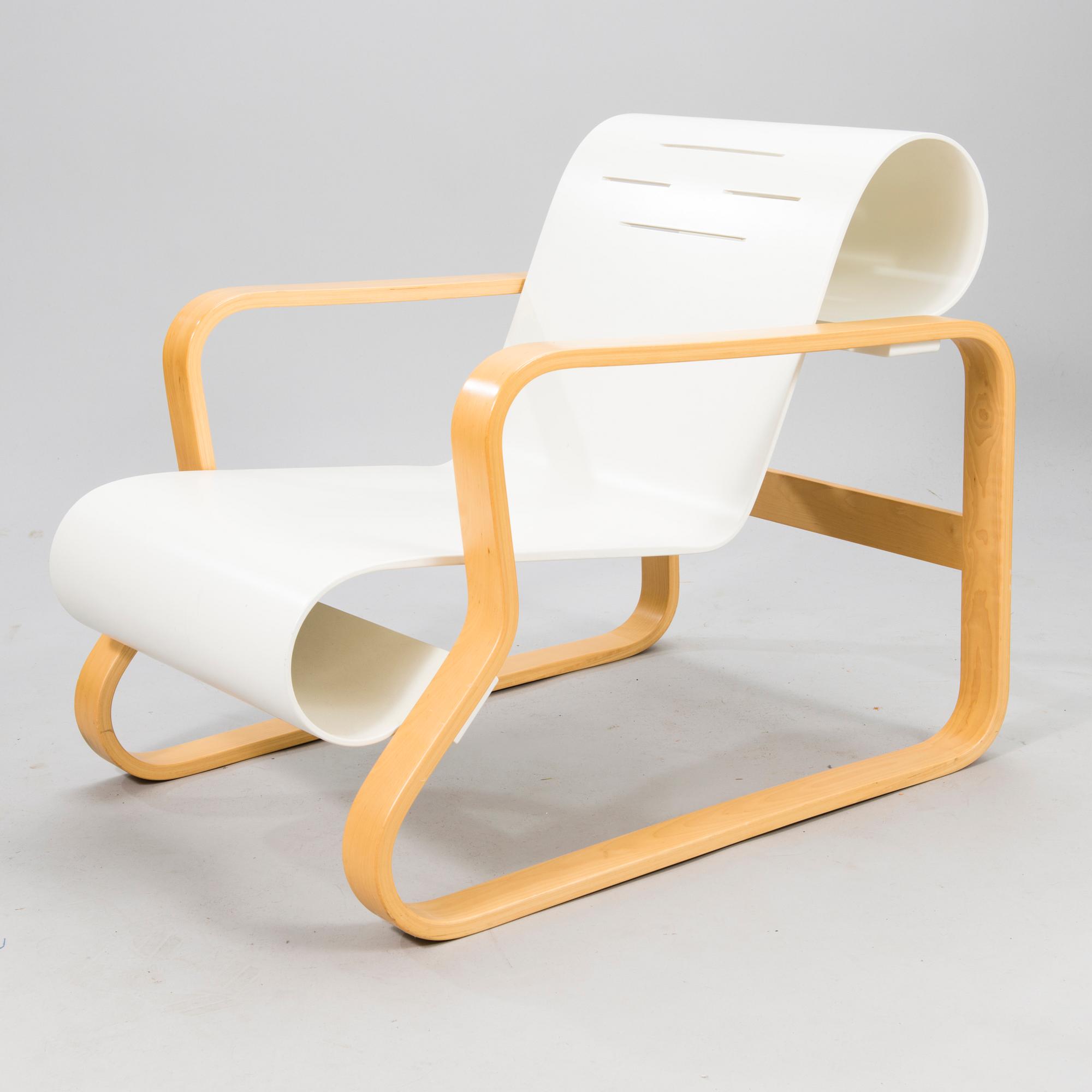 ALVAR AALTO, nojatuoli, "41 Paimio" Artek 1900-luvun loppu.