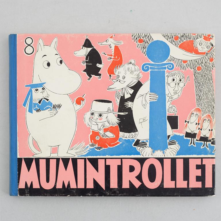Books, 5 vol, "Mumintrollet".