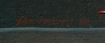 Jan Palmu, oil on canvas, signed and dated -90.