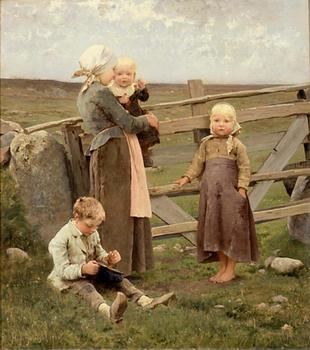 Hugo Salmson, "Les orphelins, à Scane (Suède)” (The Orphans).