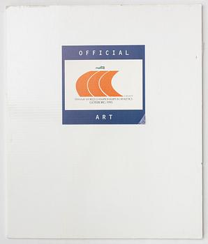 Folder, 4 lithographs, "5th IAAF World Championships in Athletics Gothenburg 1995".
