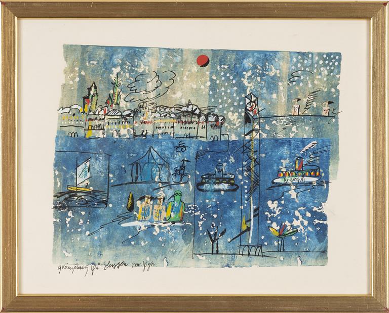 Madeleine Pyk, "Gröngöling på Slussen".