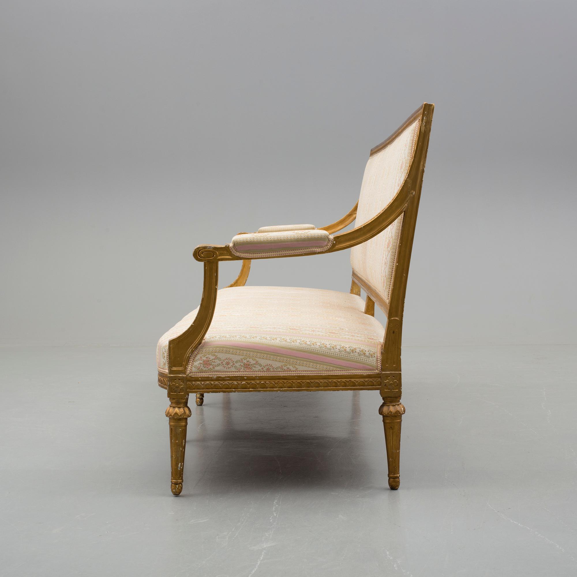 SOFFA, Gustavianskt stockholmsarbete, 1700-talets slut.