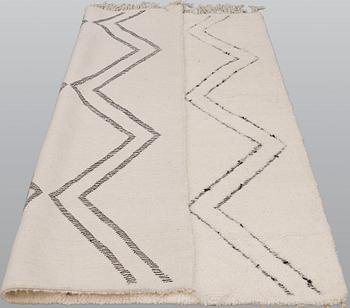 A moroccan carpet, ca 218 x 165 cm.