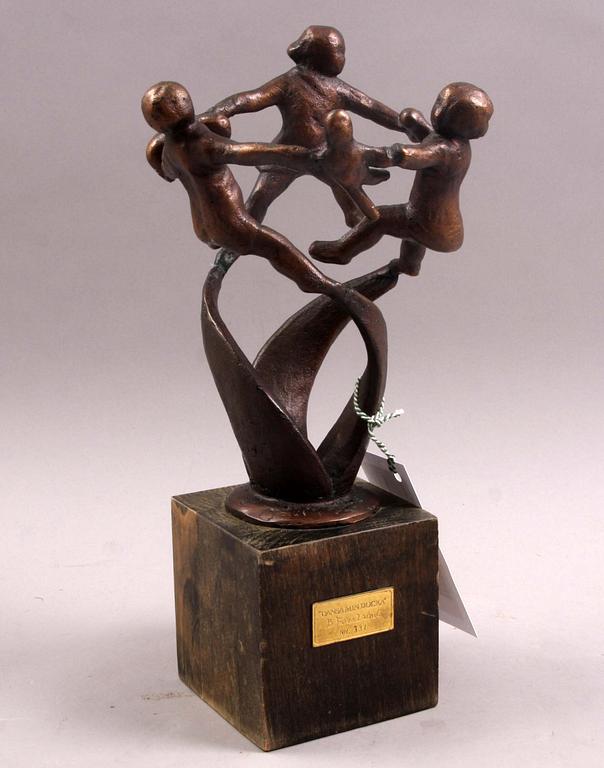 BROR FORSLUND, skulptur, brons, nr plakett 337.