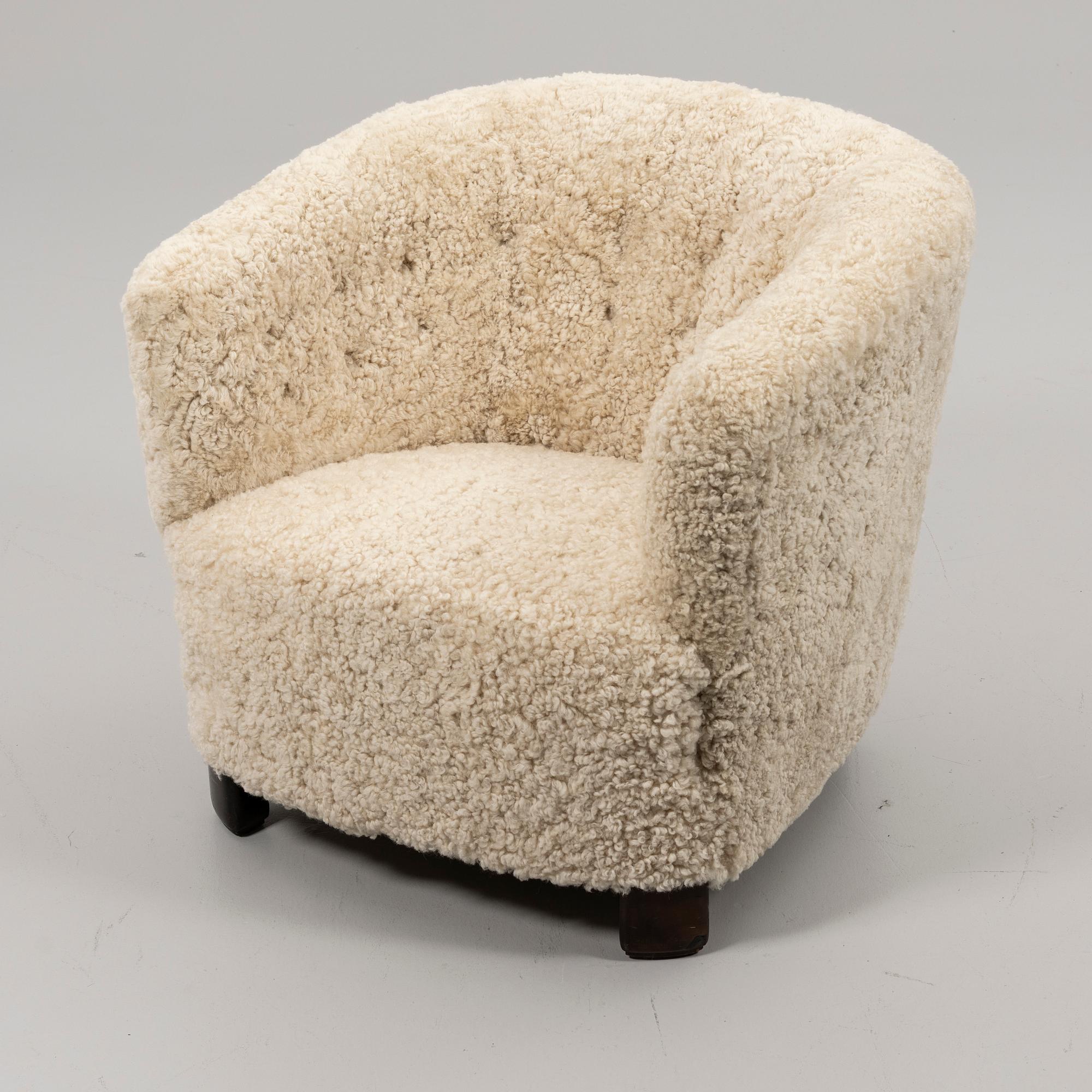 Fåtölj, Scandinavian Modern, Danmark, 1940-tal.