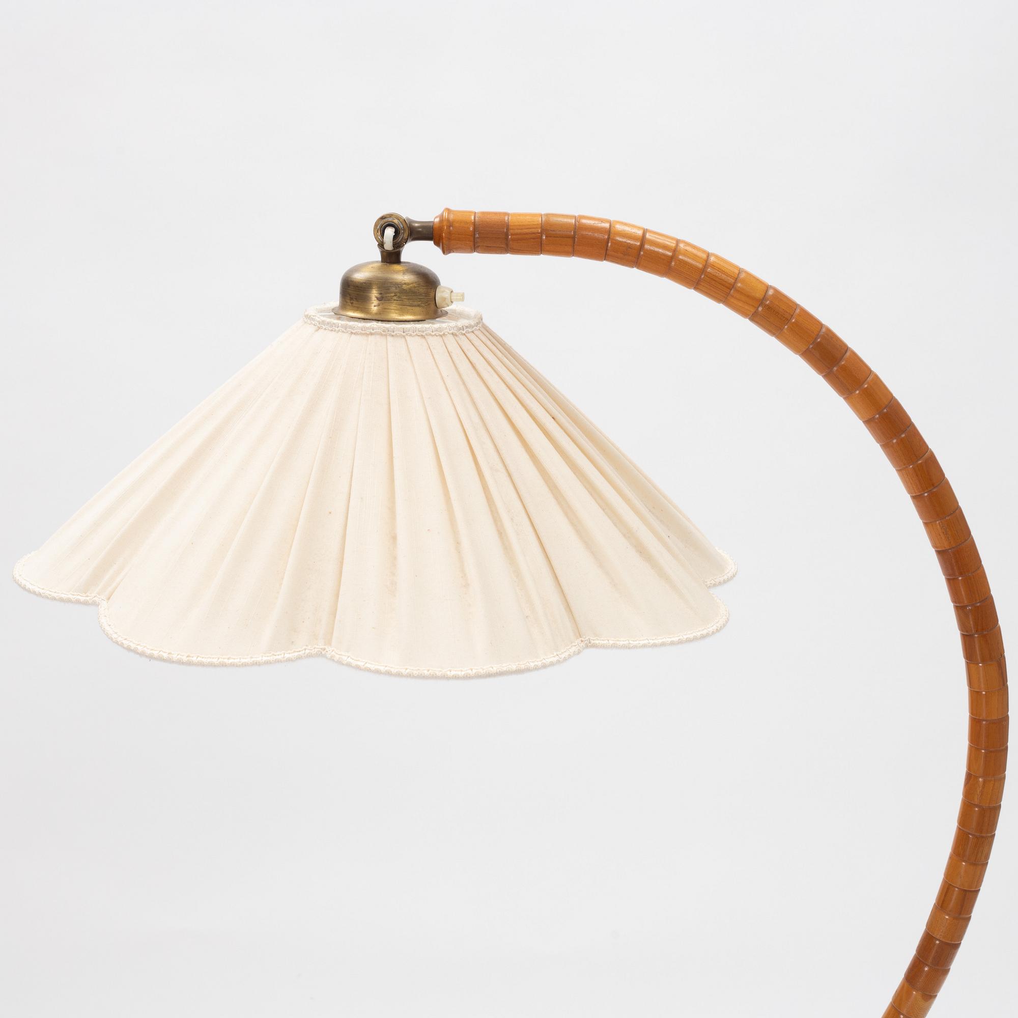 A Swedish Modern floor light, 1940's/50's.