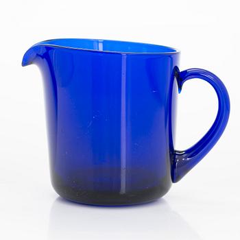 Kaj Franck, tillbringare, modell 5601 och dricksglas, 12 st, modell 5023, Nuutajärvi Notsjö, 1900-talets mitt.