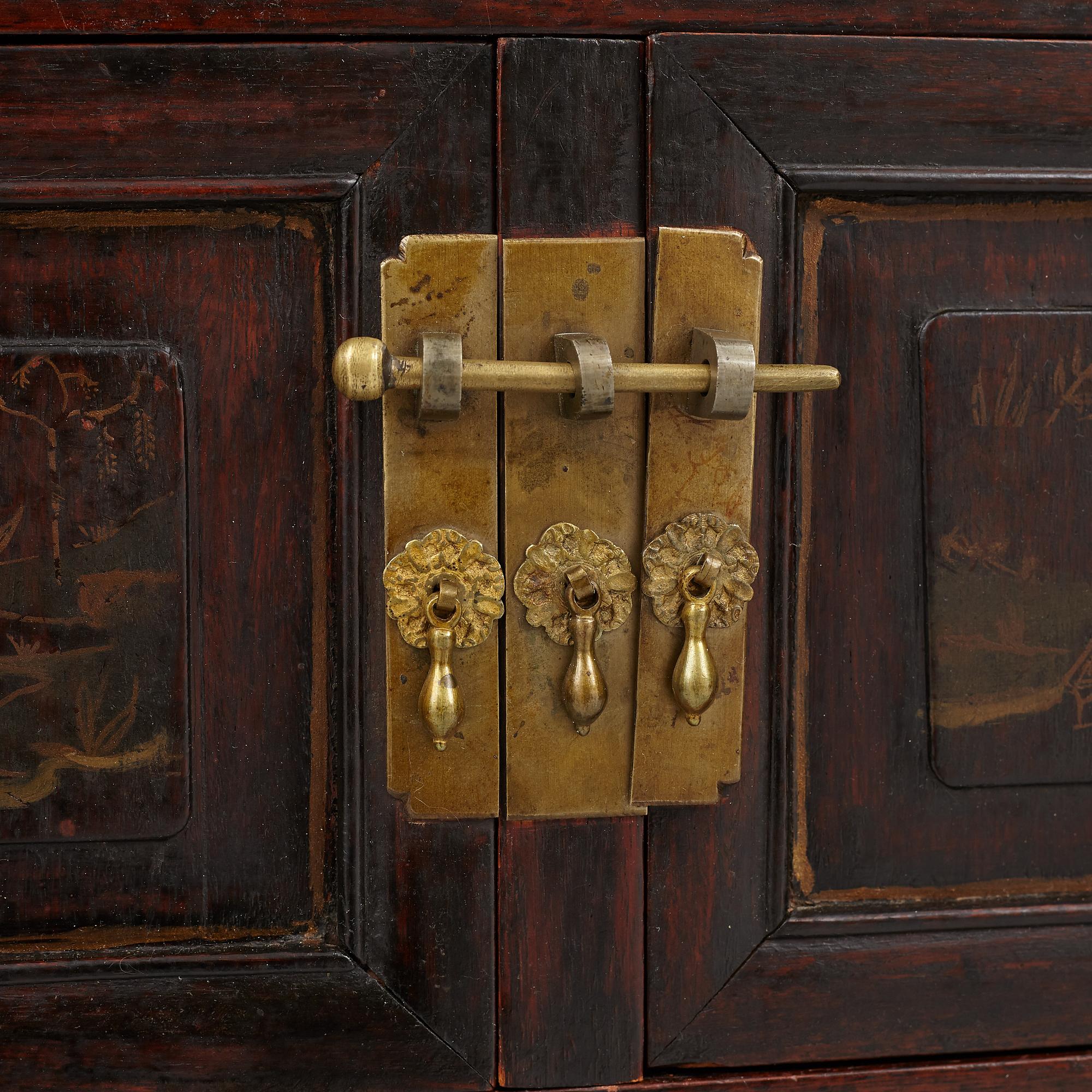A cabinet, China, late Qing dynasty 19th and Europe, 19th/20th century.